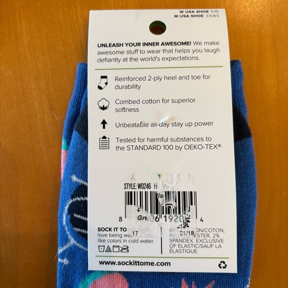 Sock it to me women’s glow in the dark socks NWT. Great gifts. - Picture 4 of 7